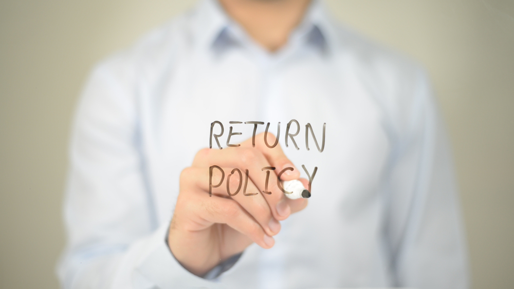 A good return policy can increase trust with customers