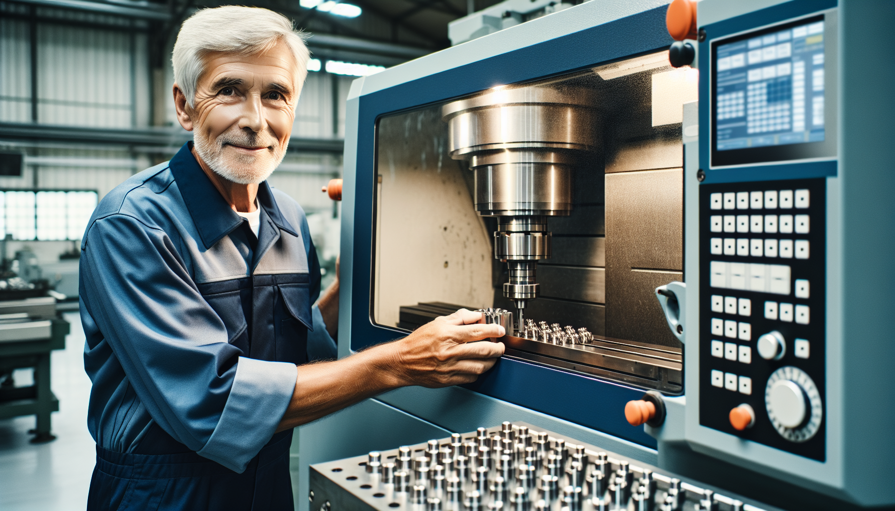 Swiss machinist using advanced technology