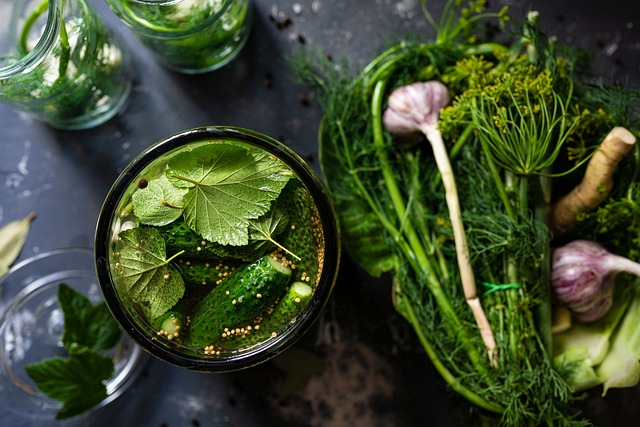 pickled, cucumbers, vegetable