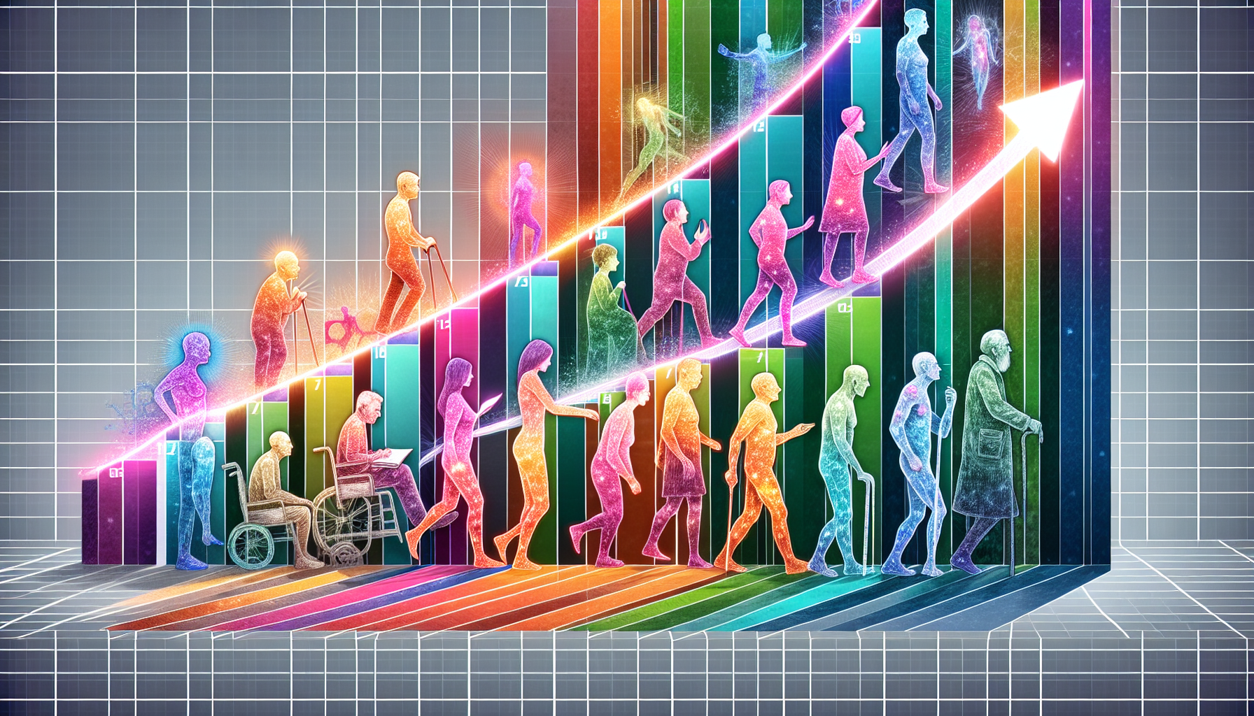 Illustration representing the expected improvement timeline for vitamin B12 deficiency recovery.