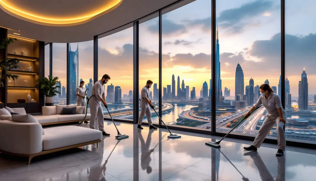 Choosing the best deep cleaning company in Dubai.