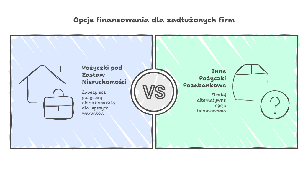 Dwie opcje finansowania dla zadłużonych firm