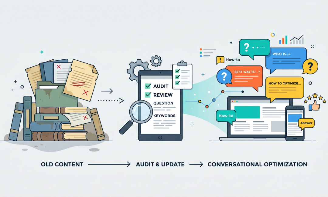 Auditing Old Content for Conversational Search