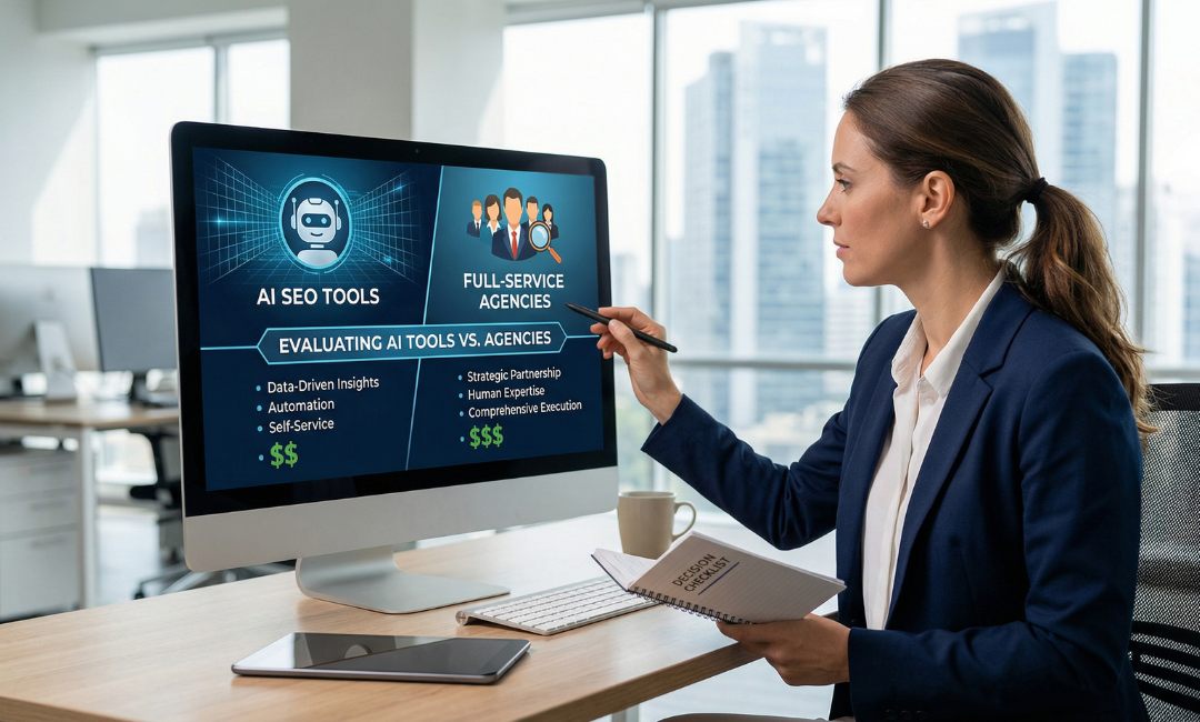 How to Evaluate AI SEO Tools vs. Full-Service Agencies