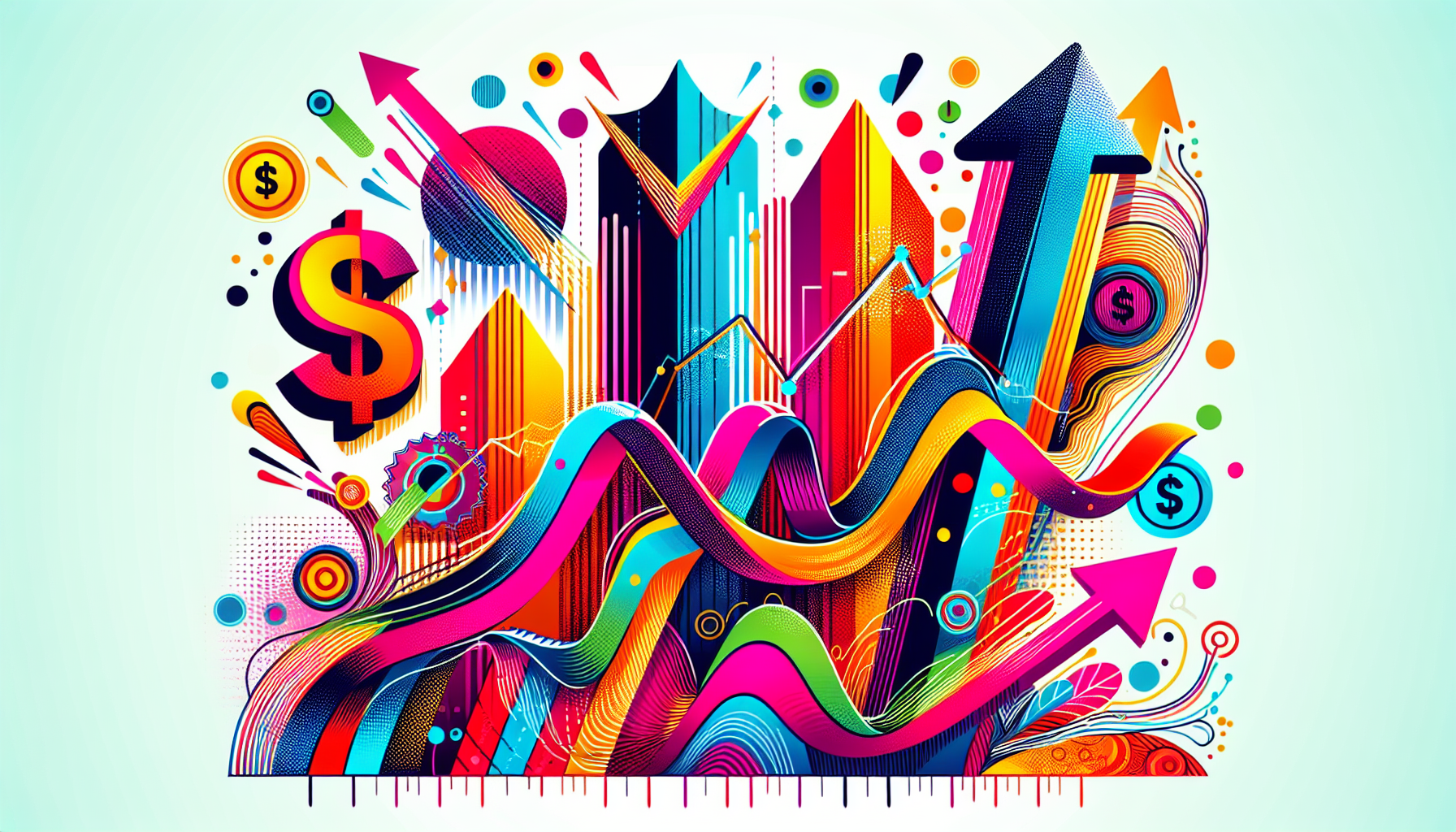 An illustration depicting currency exchange rates, highlighting the Mexican peso and US dollar.