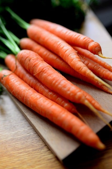 carrots, vegetables, harvest