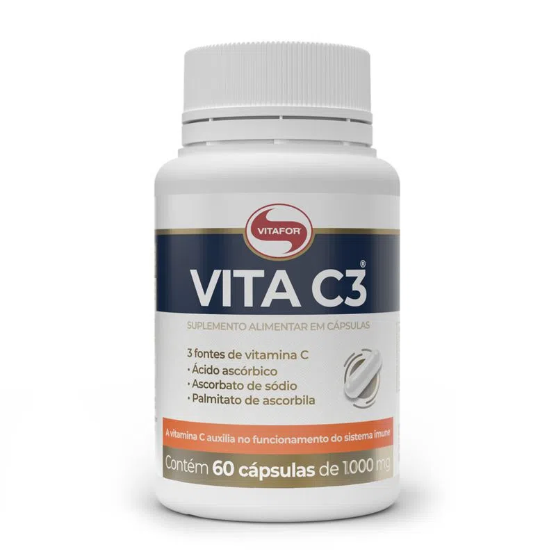 Vita C3, vitamina C da Vitafor. Fonte da imagem: site oficial da marca.