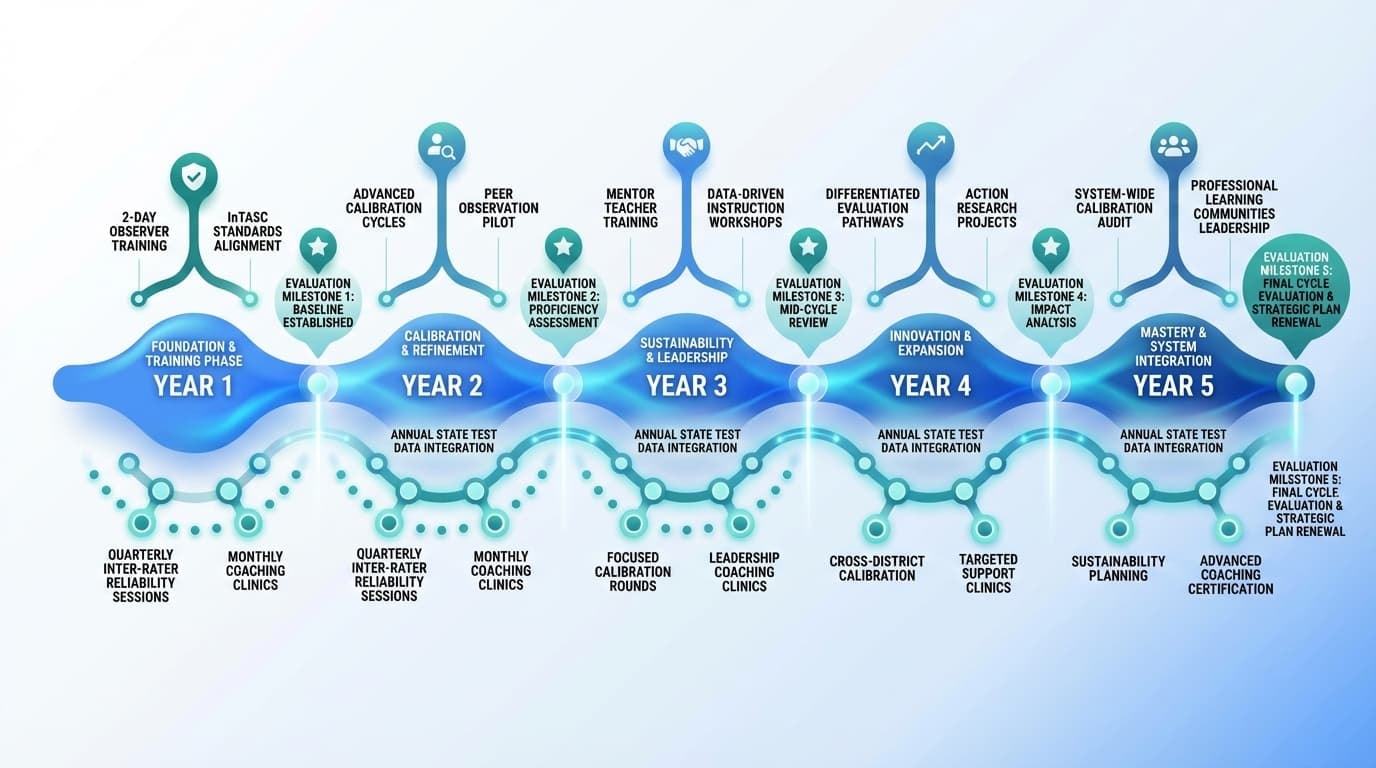 Describe Professional Development, Implementation Fidelity, and Evaluation