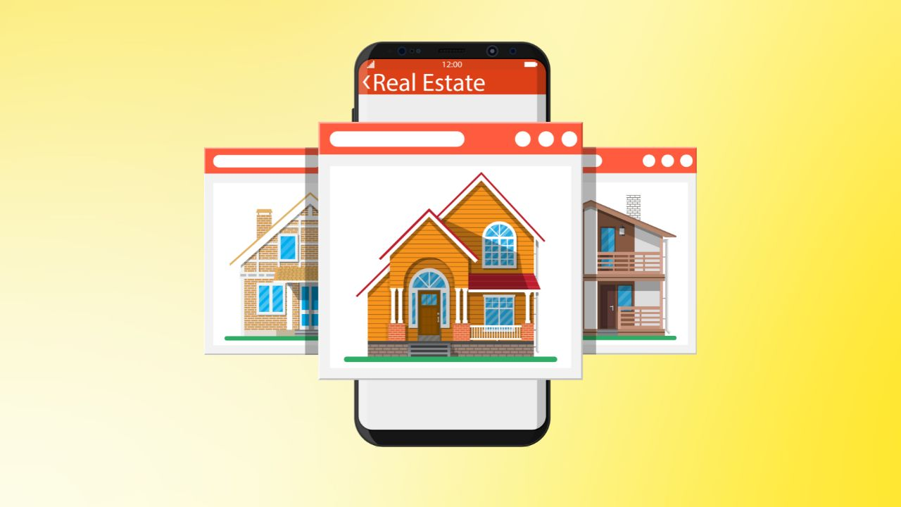 Real estate website with mobile responsiveness