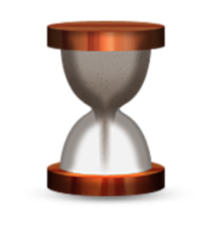 Snapchat Hourglass symbol