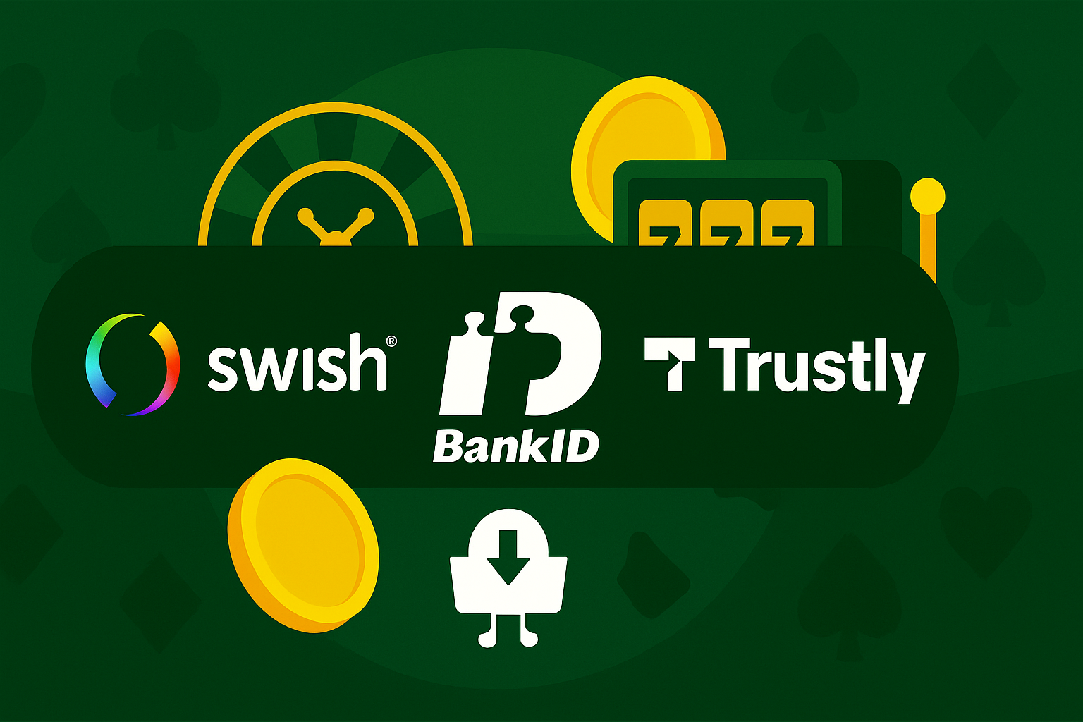 Spela på ett casino med swish och trustly