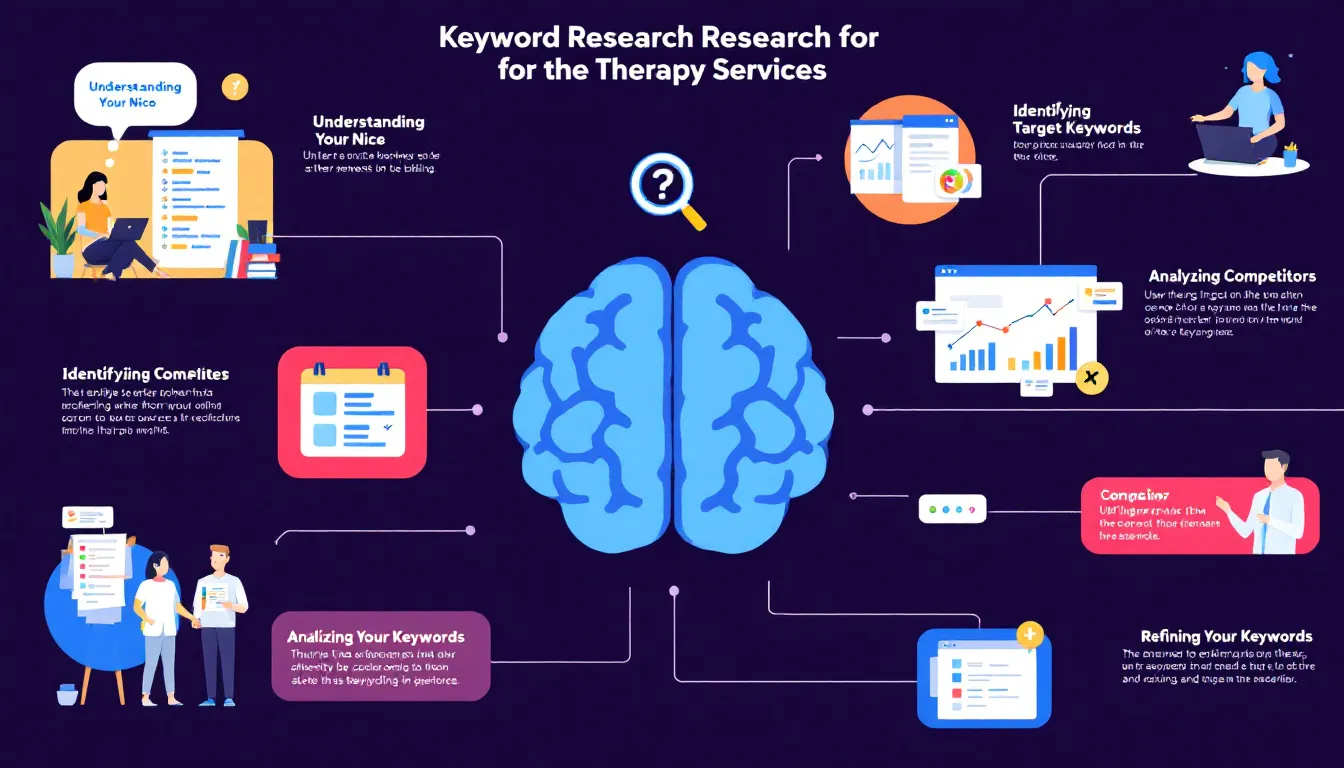  keyword research for therapy services.