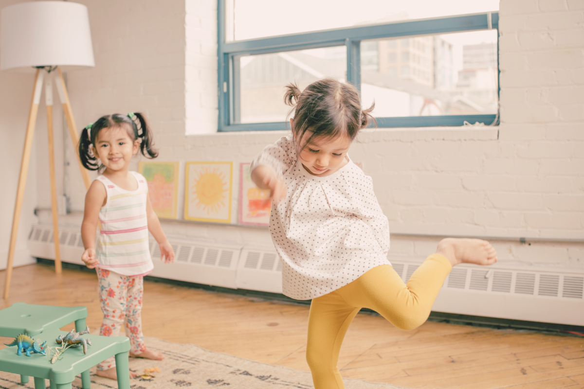 Children dancing