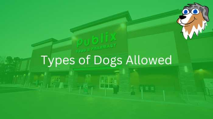 Image Text: "Types of Dogs Allowed"