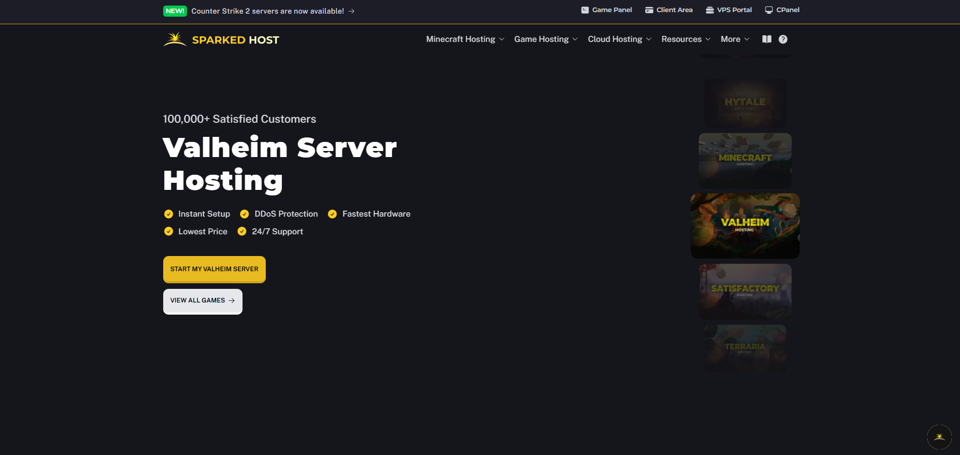 SparkedHost Game Server Hosting