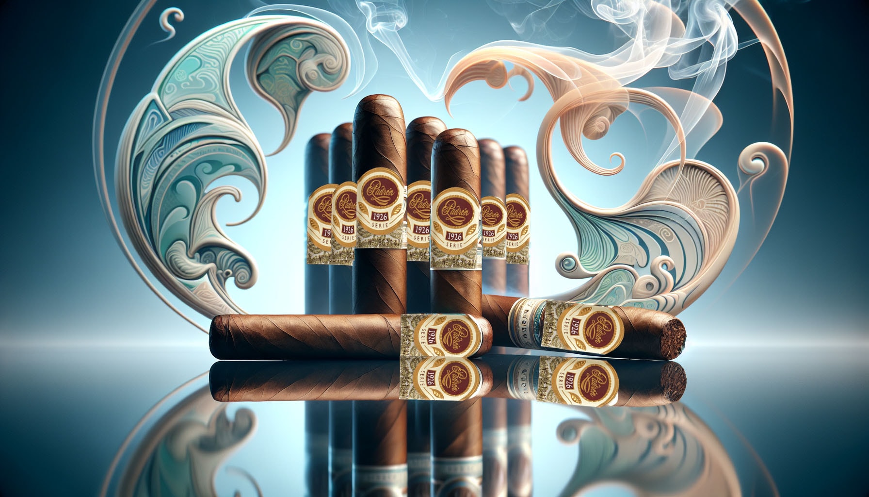 An illustration depicting the balanced experience of Padron 1926 Series No. 2 cigars.