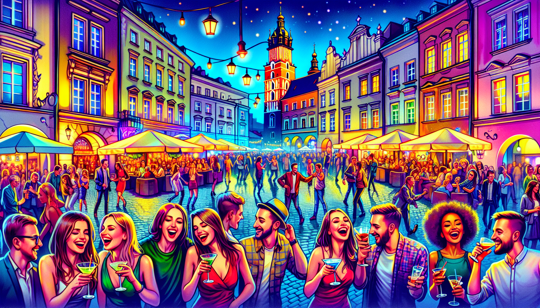 Top nightlife spots in Krakow, perfect for a stag do.