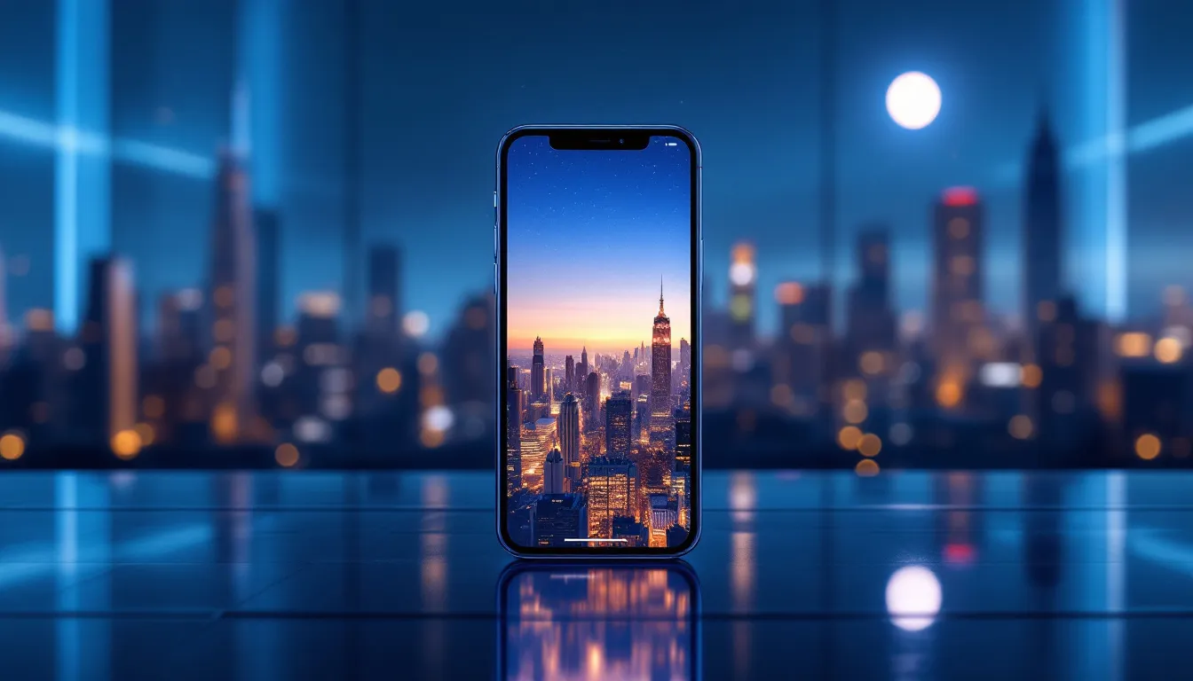 Das beeindruckende Design des iPhone 16 Pro Max mit einem klaren Display.