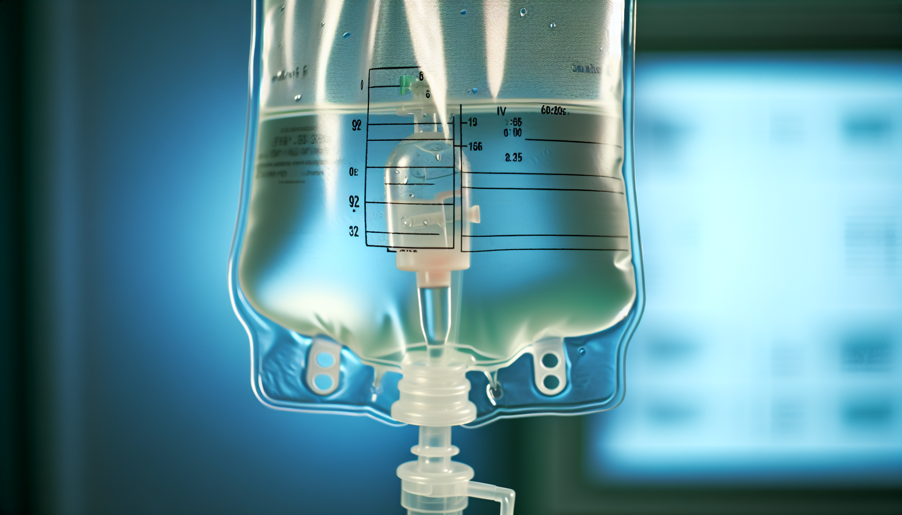 Intravenous (IV) fluid bag