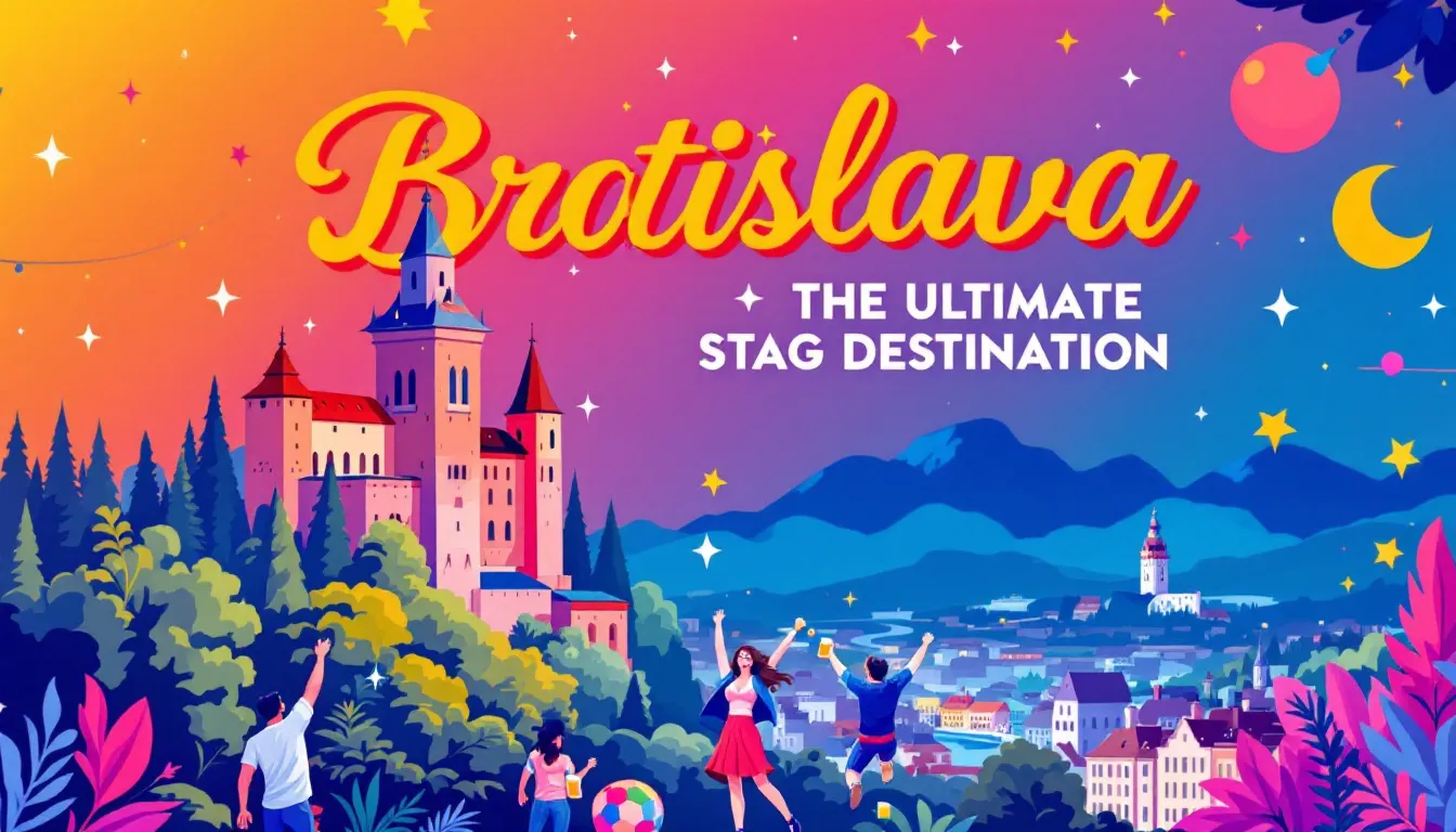 Stag-venlige overnatningsmuligheder i Bratislava for grupper.