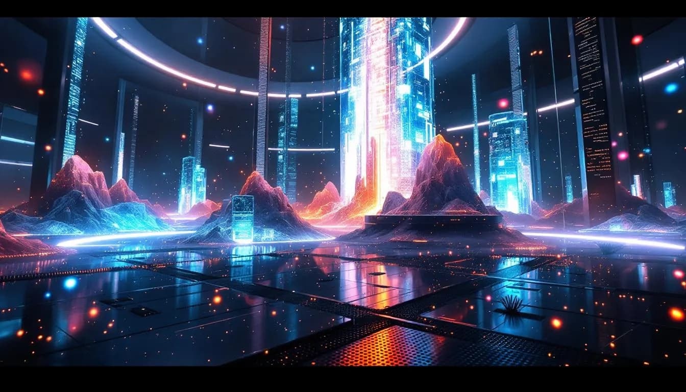 A scene illustrating immersive experiences in spatial video.