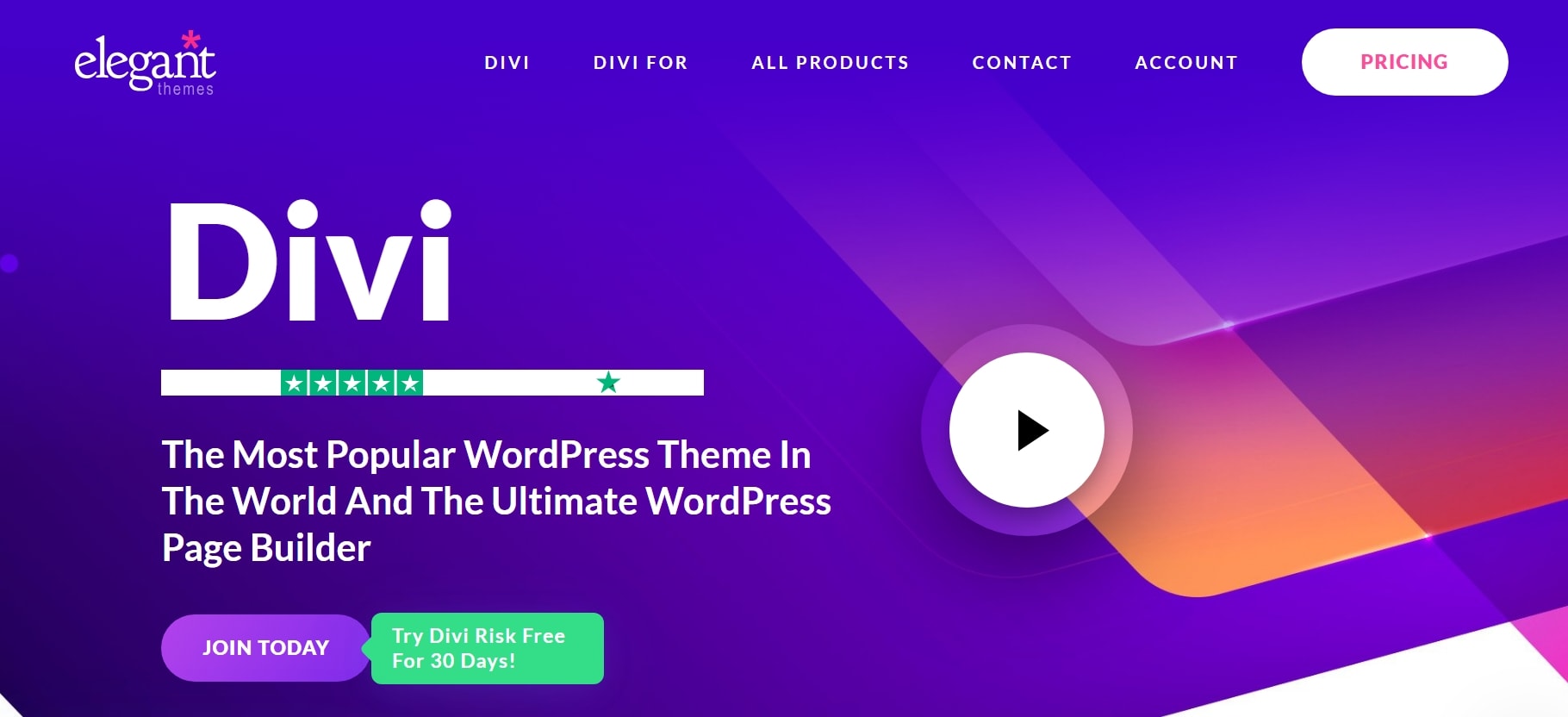 Divi WordPress theme for affiliate marketers