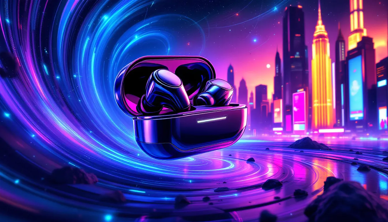 Wireless earbuds offering exceptional sound quality and convenience.