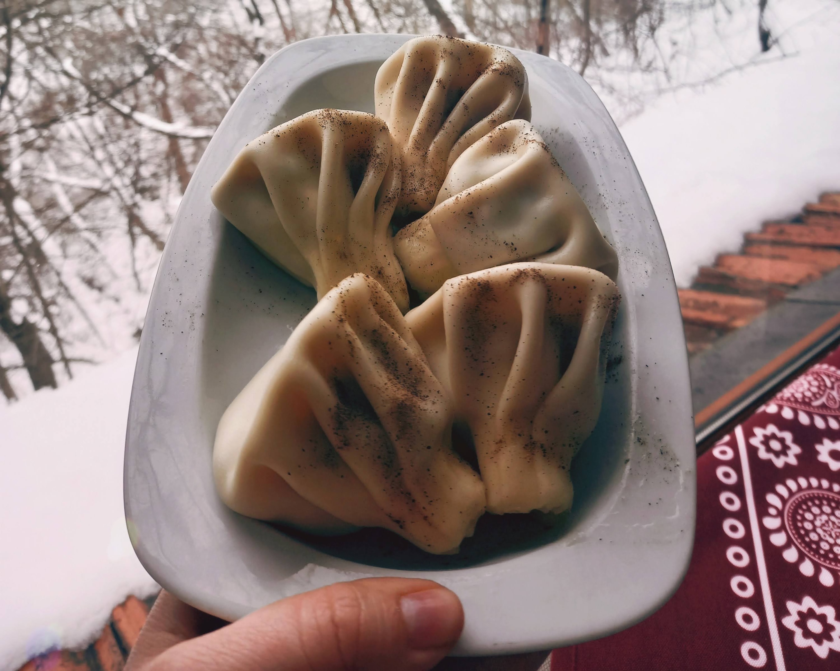 Khinkali - Traditional Georgian Dishes 