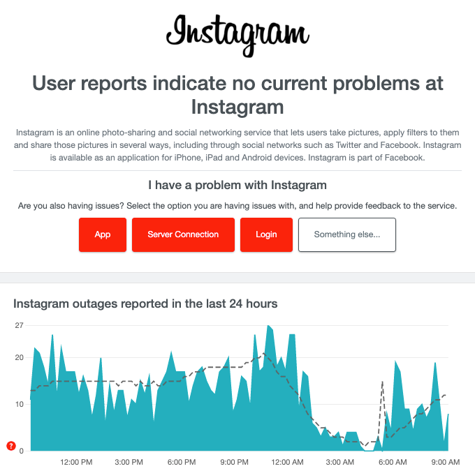 Remote.tools shows how to check the server status of Instagram