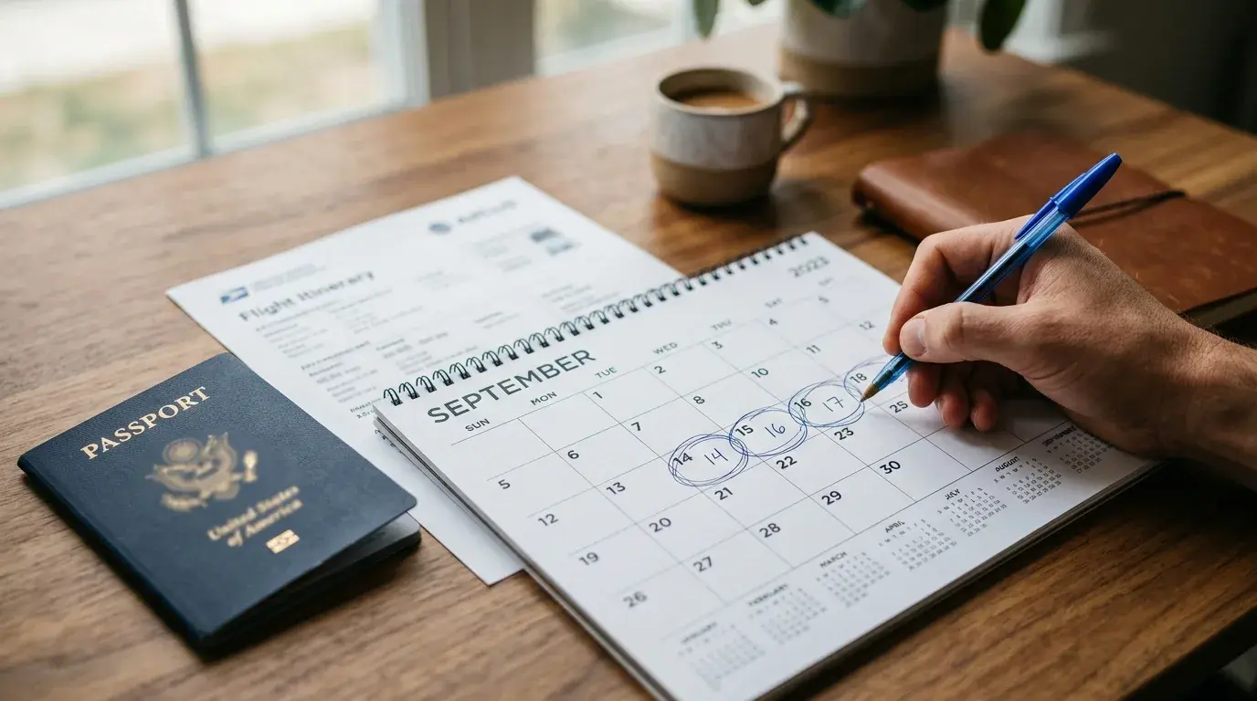 Travel dates on a dummy ticket compared with visa documents
