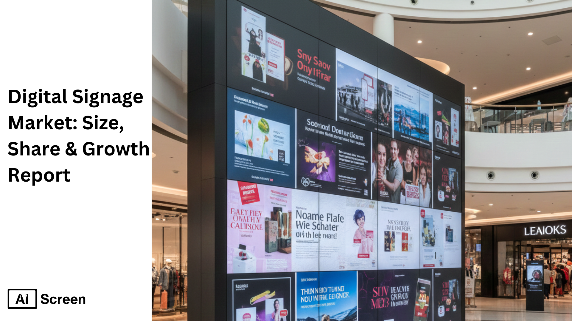 Digital Signage Market: Size, Share & Growth Report 1 digital signage market size and growth trends digital signage market report