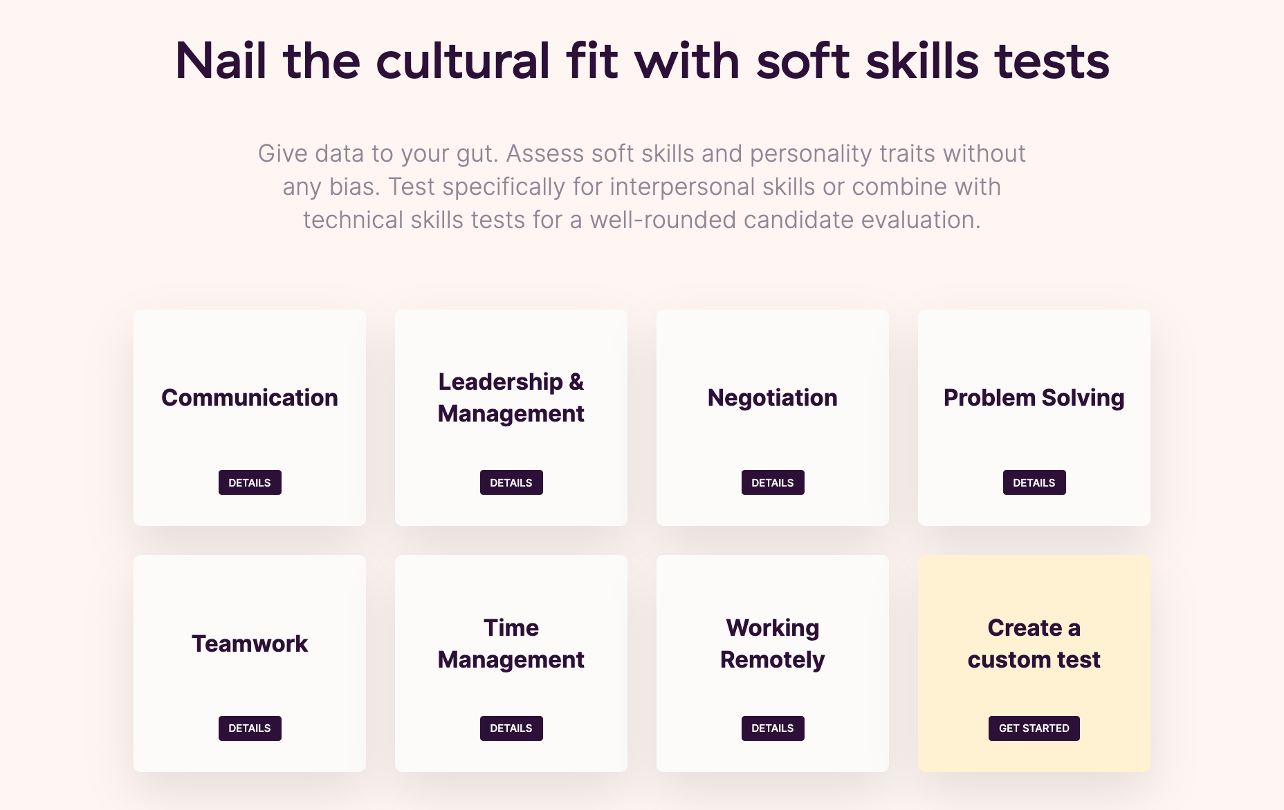 Companies use Toggl Hire skills tests to find the best candidates with the skills to match. 