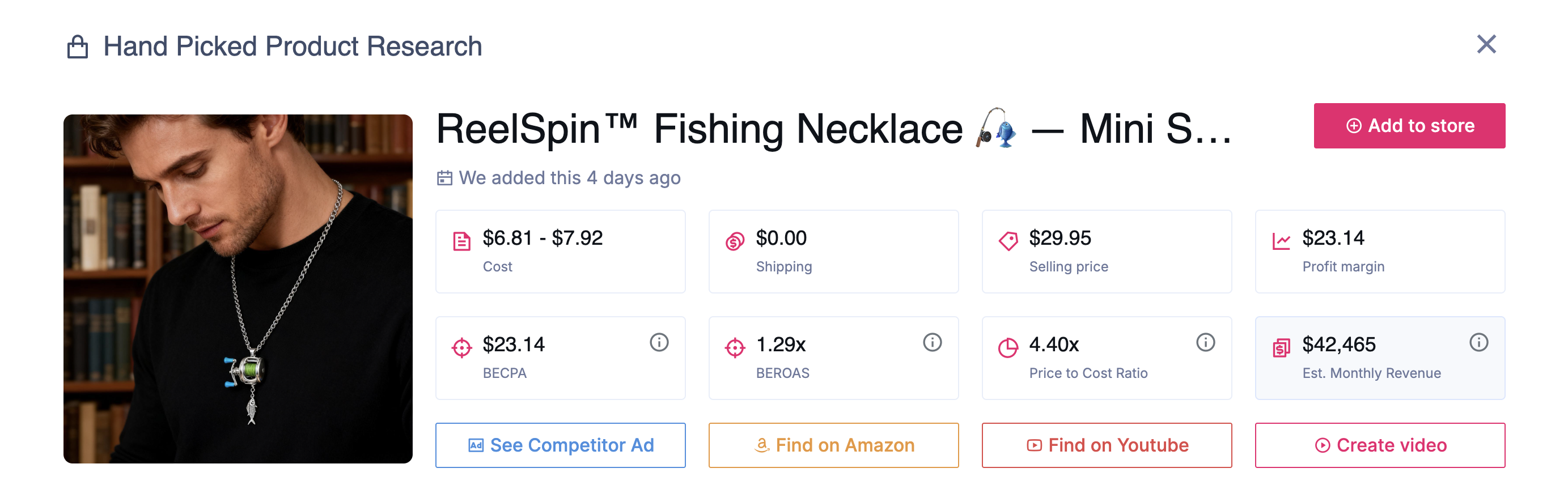 ReelSpin Fishing Necklace