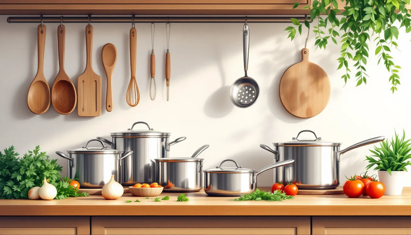 High-quality cookware sets ideal for serious cooks.