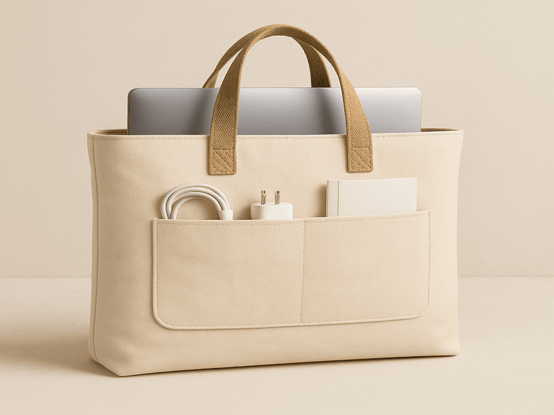 The Canvas Laptop Tote 
