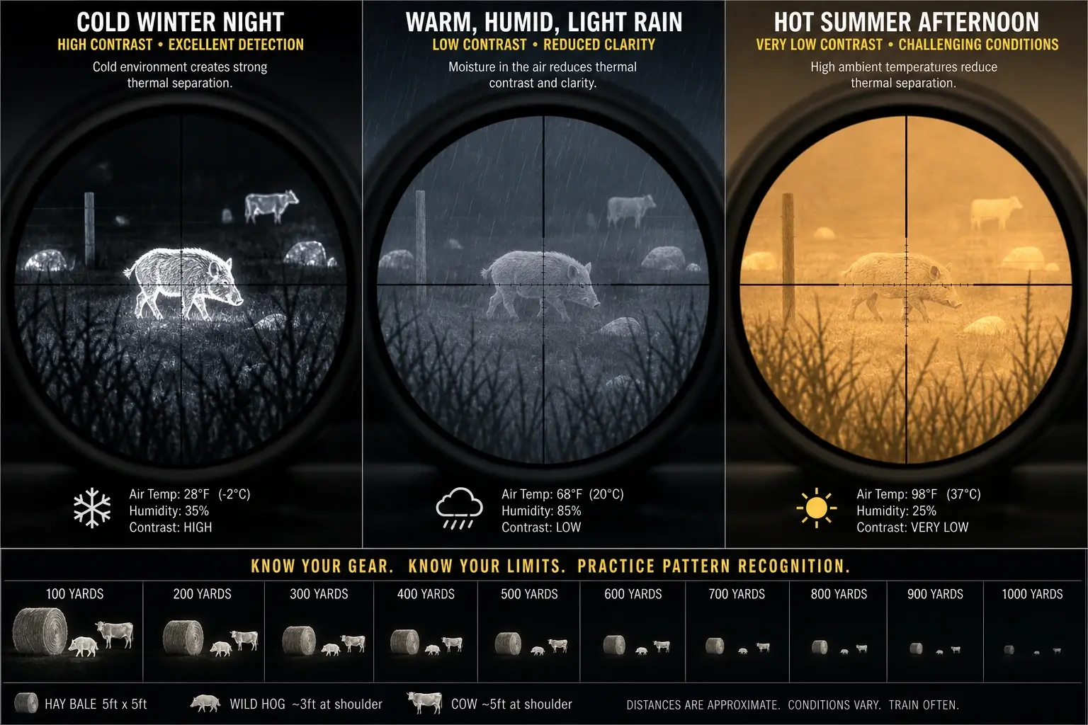 Factors that effect thermal optic performace.