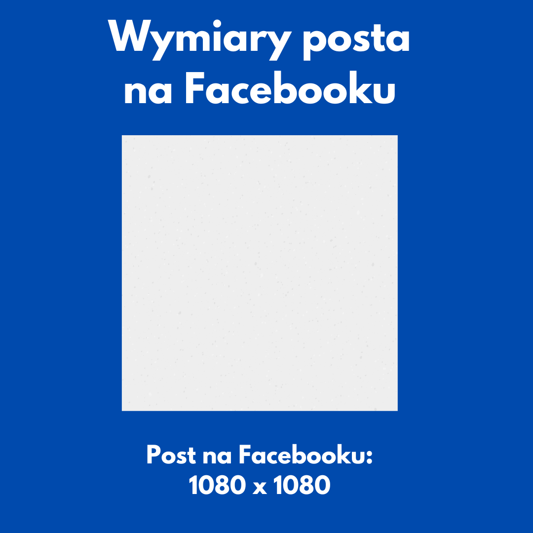 Wymiary grafiki posta na Facebooku.