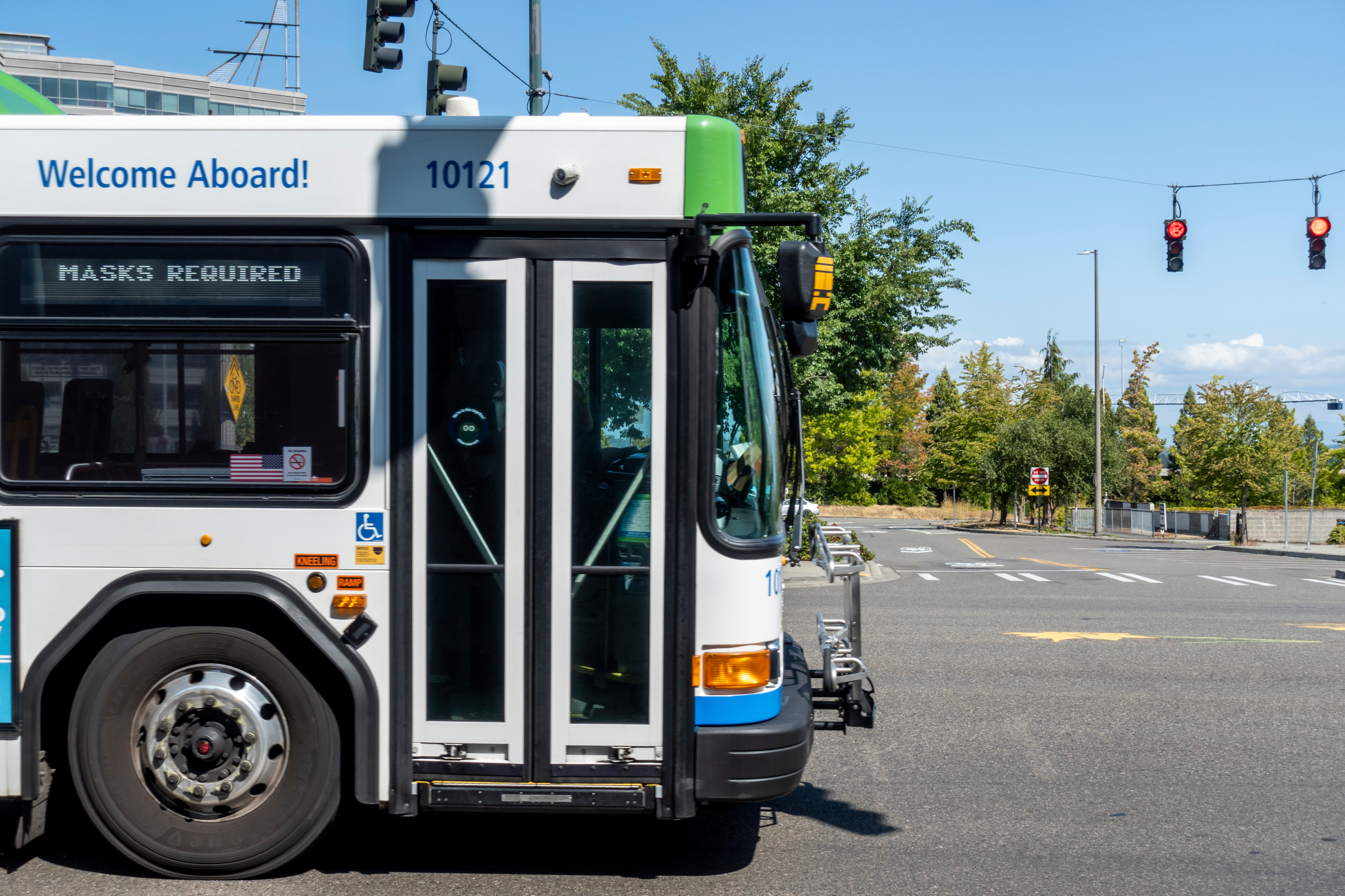 A paratransit bus using Route Scheduling