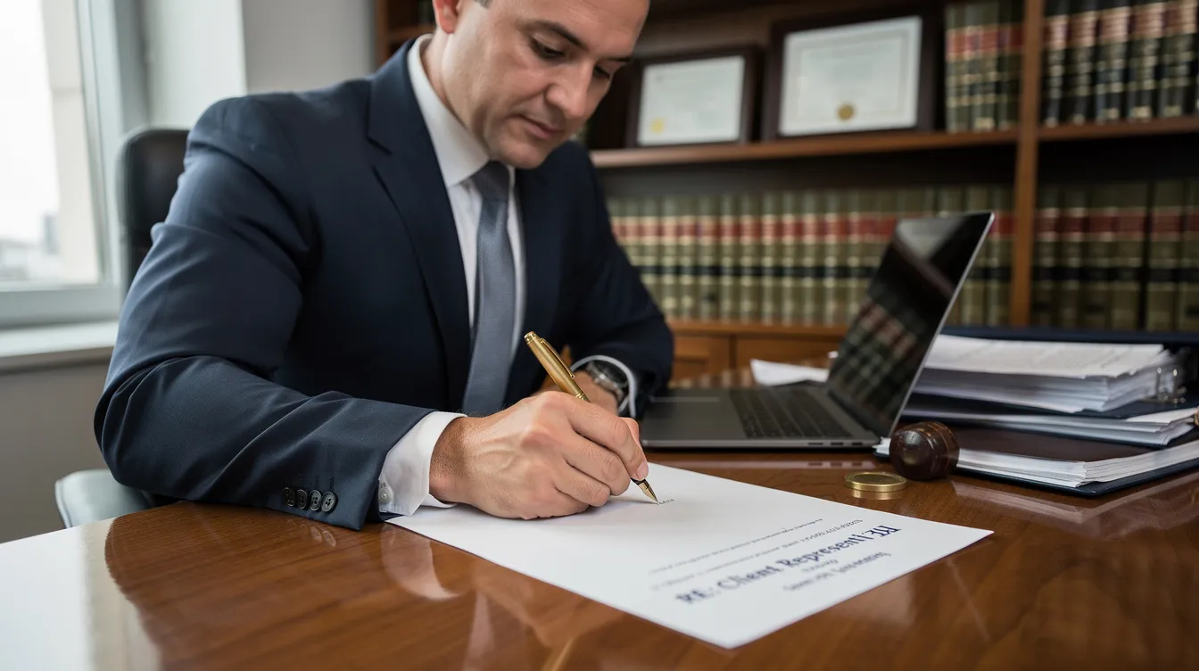 Professional client letters