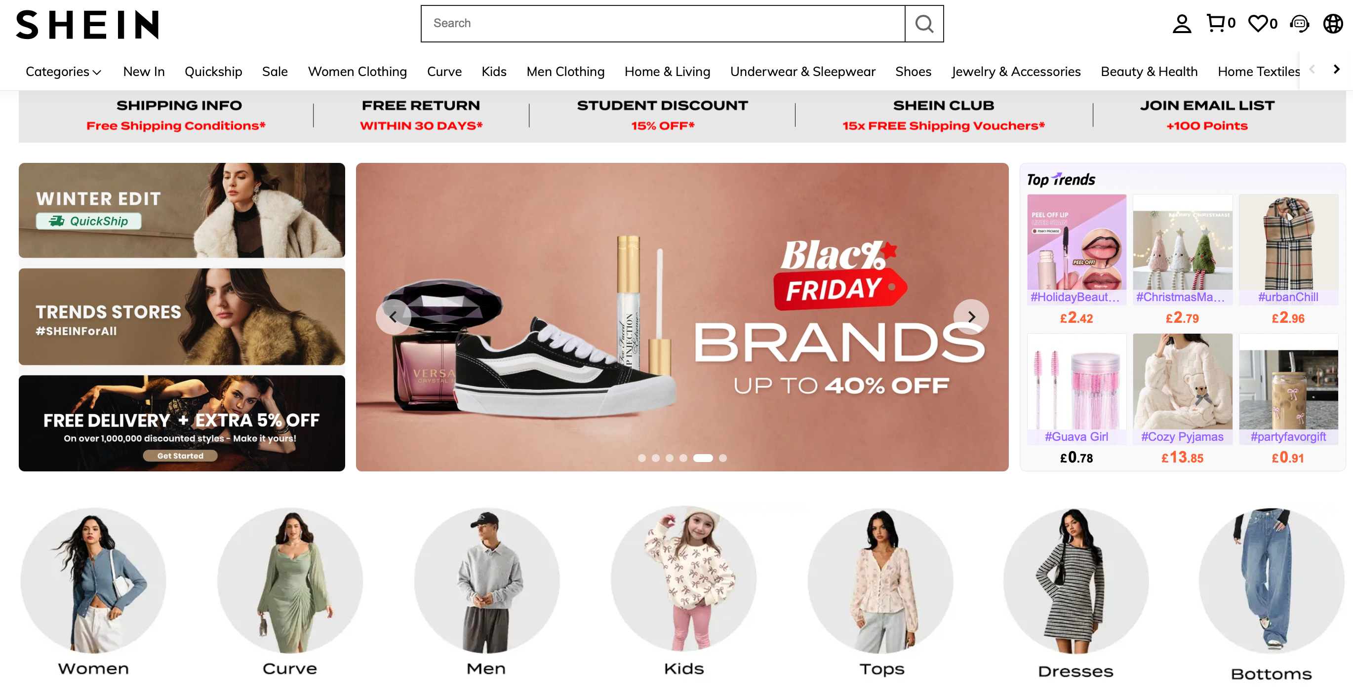 uk online clothing stores - SHEIN