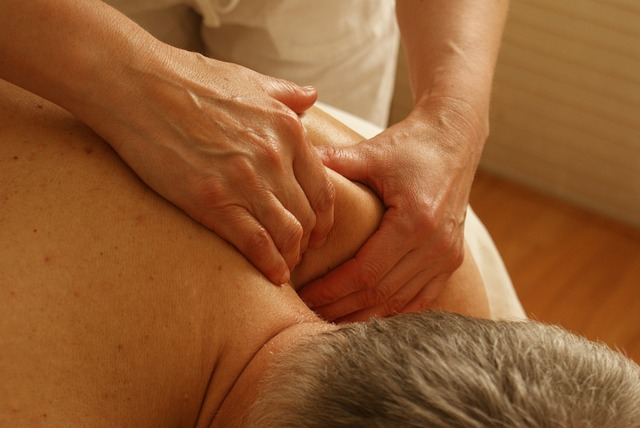 massage, shoulder, relaxing massage