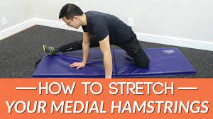 How to stretch the inner hamstrings the right way (medial hamstring stretch) - YouTube