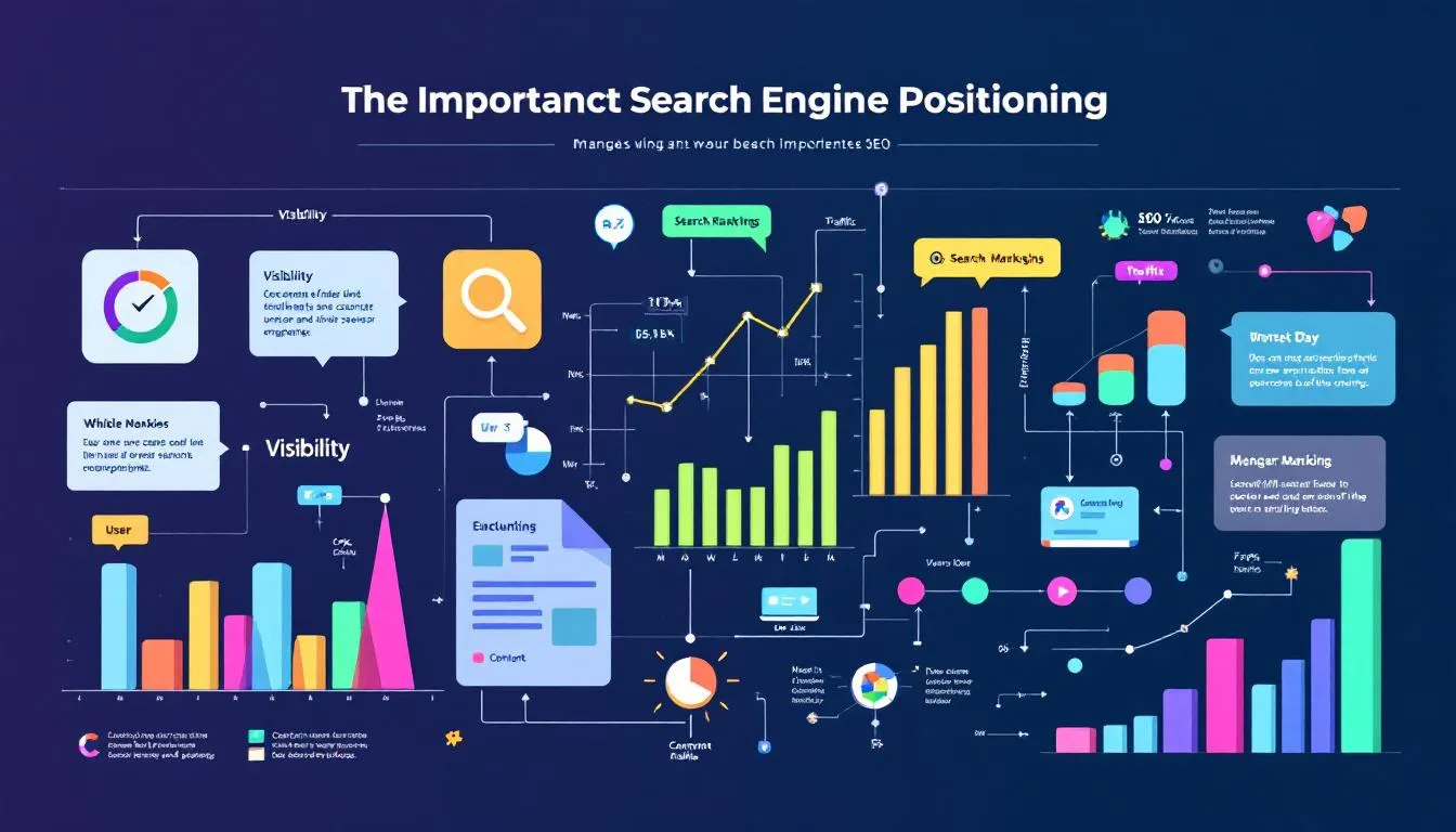 A chart showing the importance of search engine positioning.