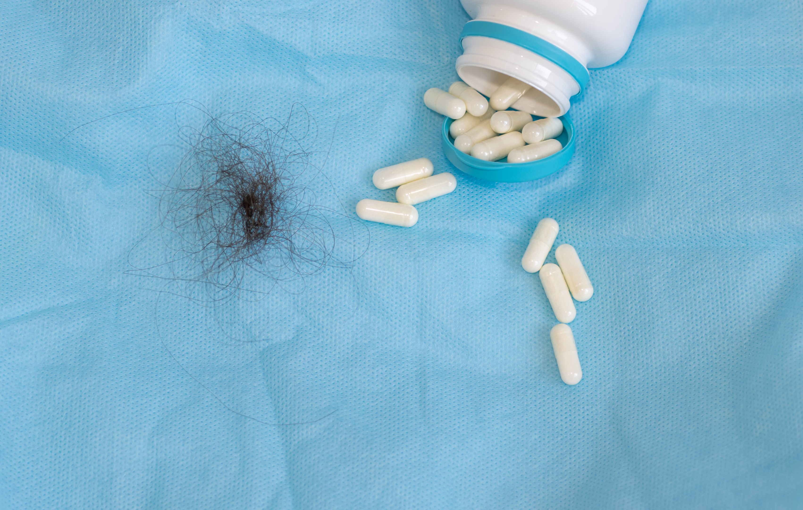 Some drugs also induce hair loss.