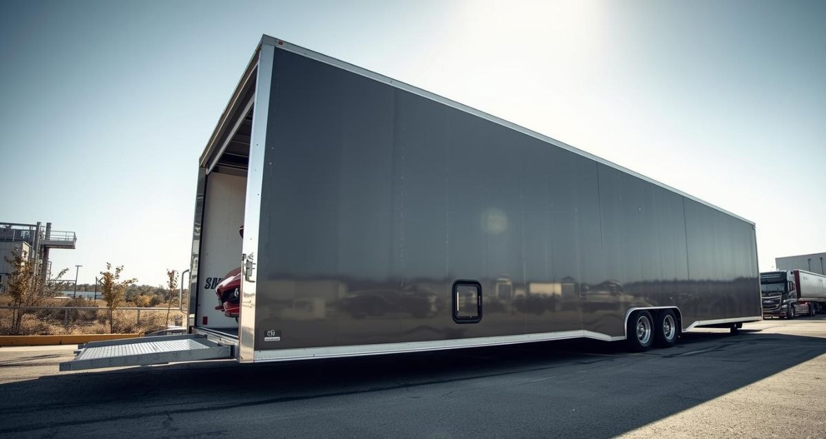 Enclosed transport for high-end vehicles