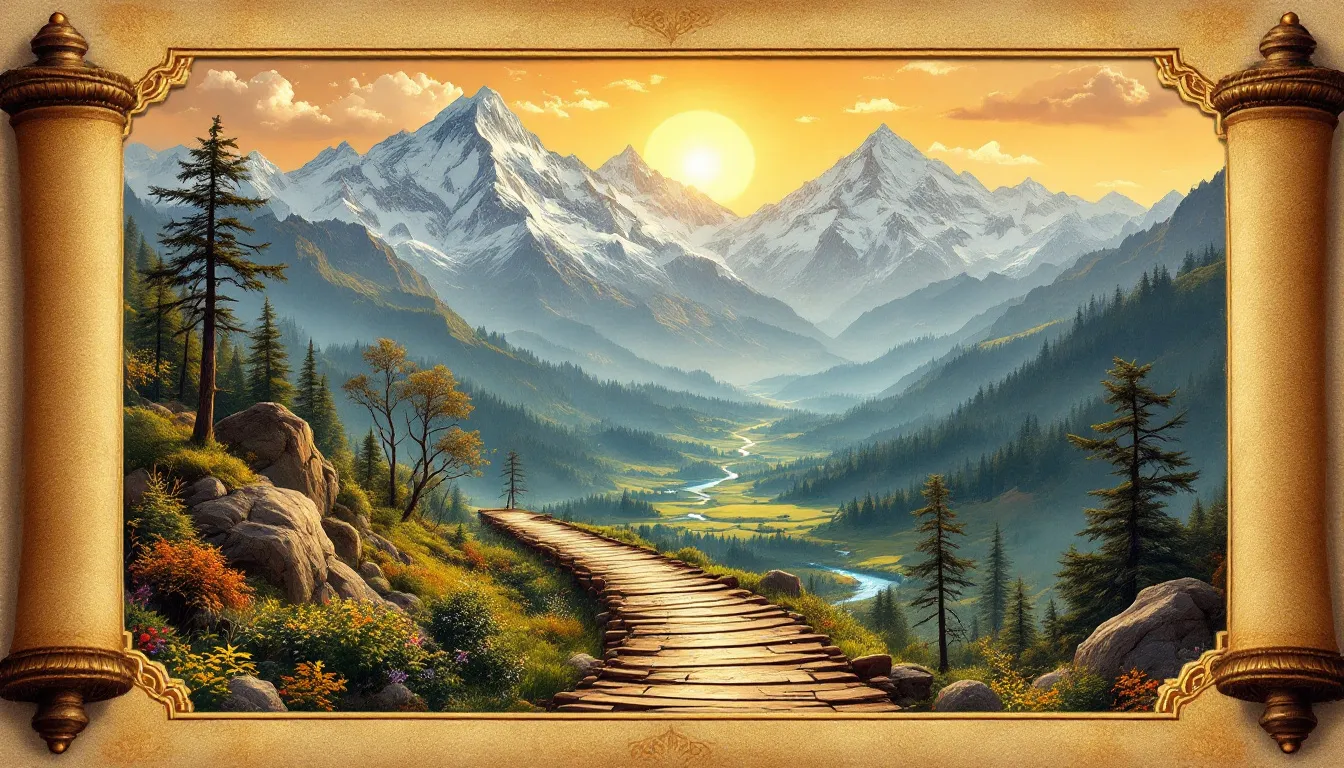 A picturesque view of the Himalayan mountains, showcasing the natural environment where pure Himalayan shilajit is sourced.