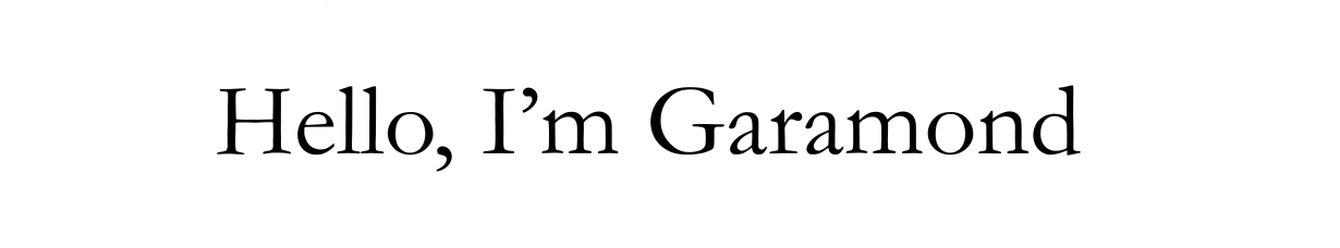Garamond CV Font