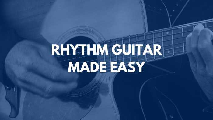 Guitar Course on how to learn rhythm guitar