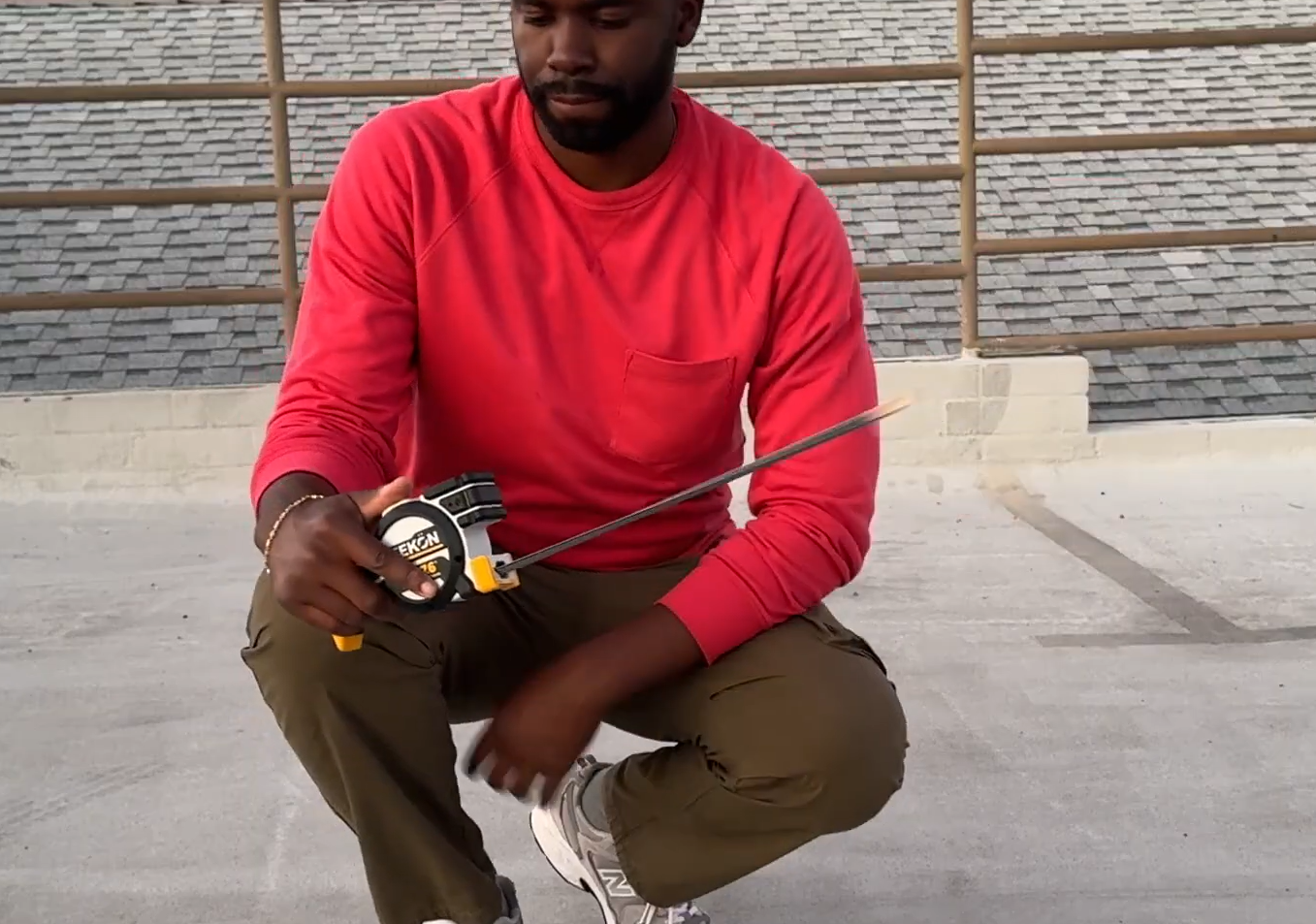 Reekon T1 Tomahawk measuring tape after waist height drop