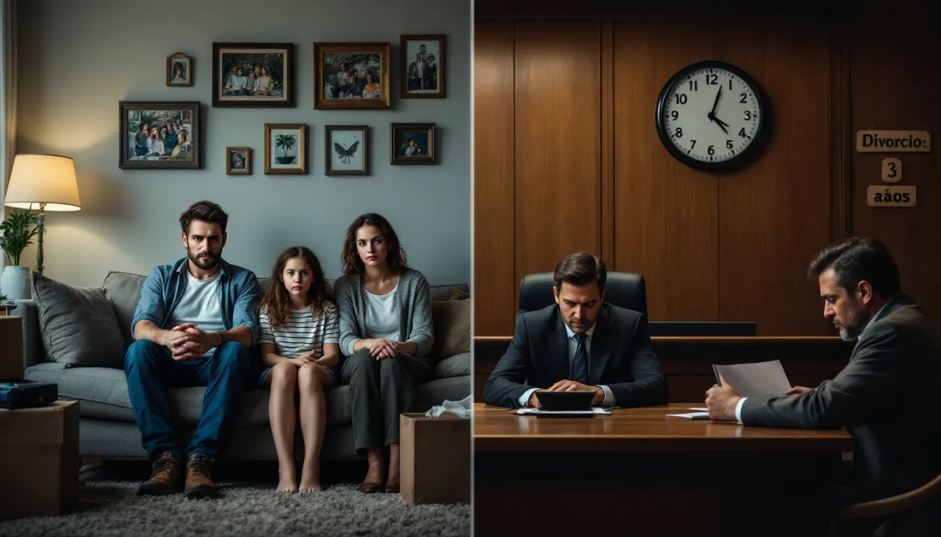 Uso de la vivienda familiar en el contexto de un divorcio y sus implicaciones legales.